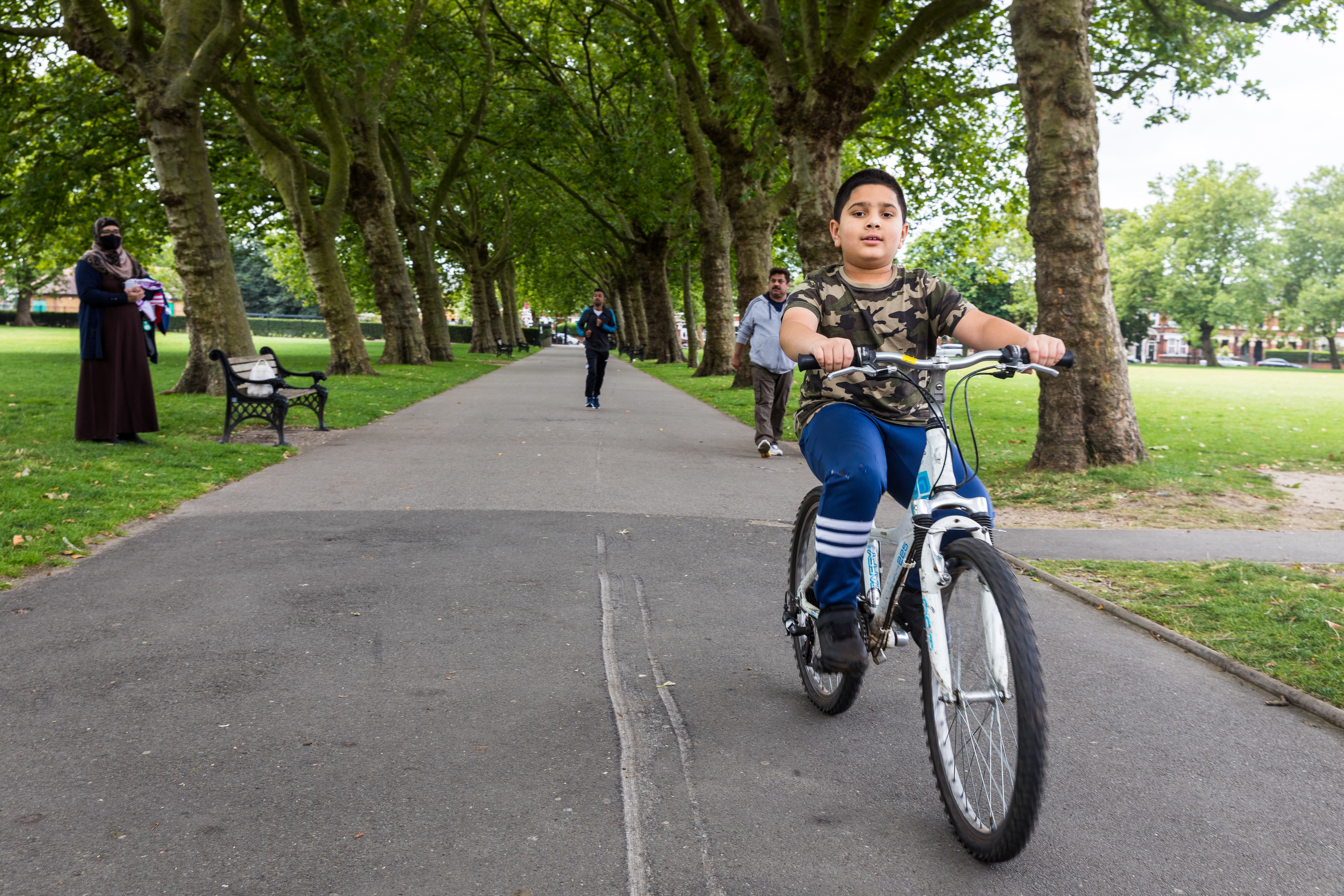 child on a bike