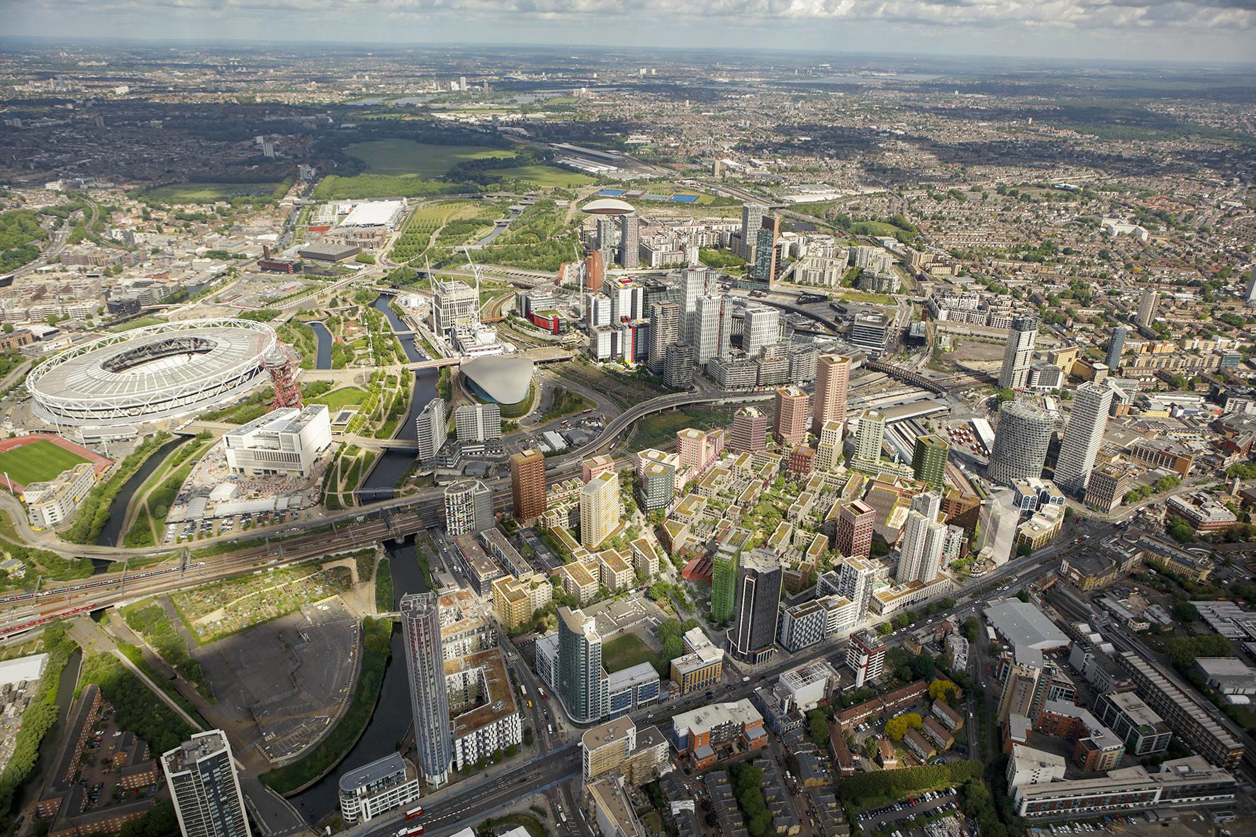 Aerial photo of Carpenters estate