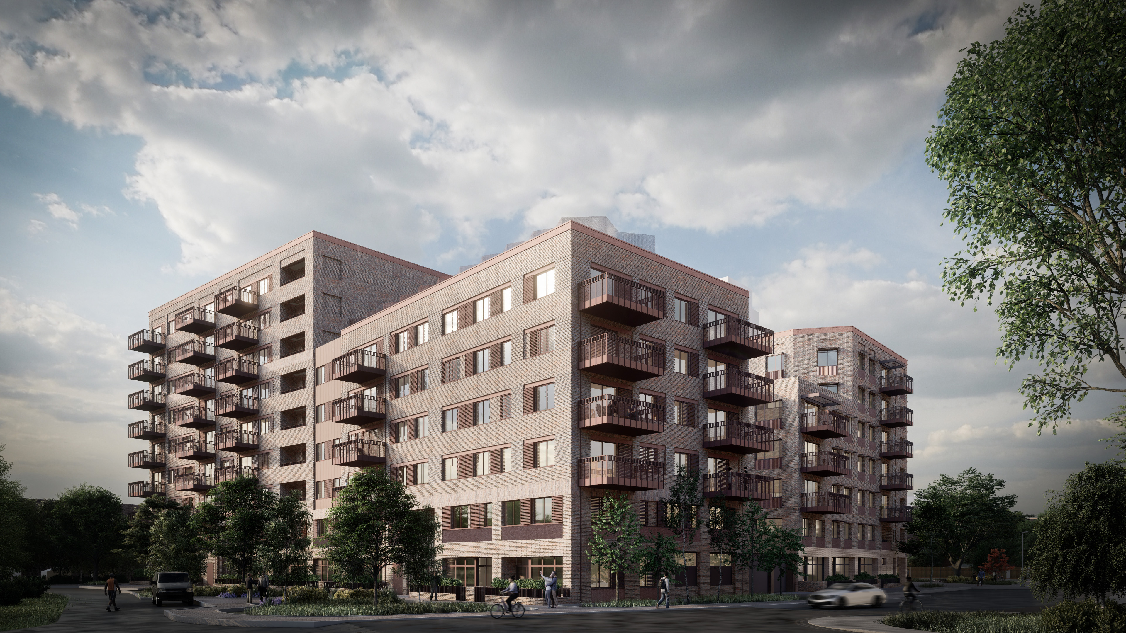 Indicative image of new homes at Vincent Street Canning Town