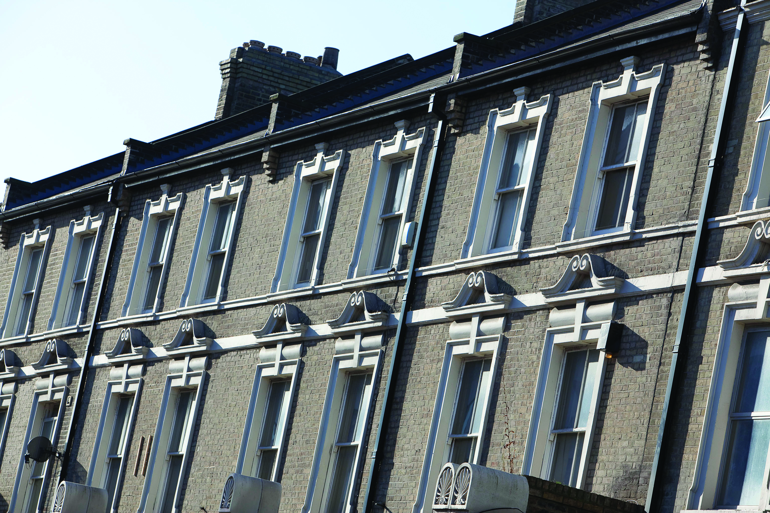 rows of houses, houses, windows